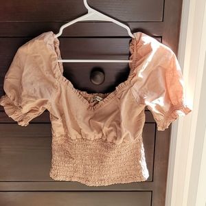 Abercrombie & Fitch Smocked Blouse (small)